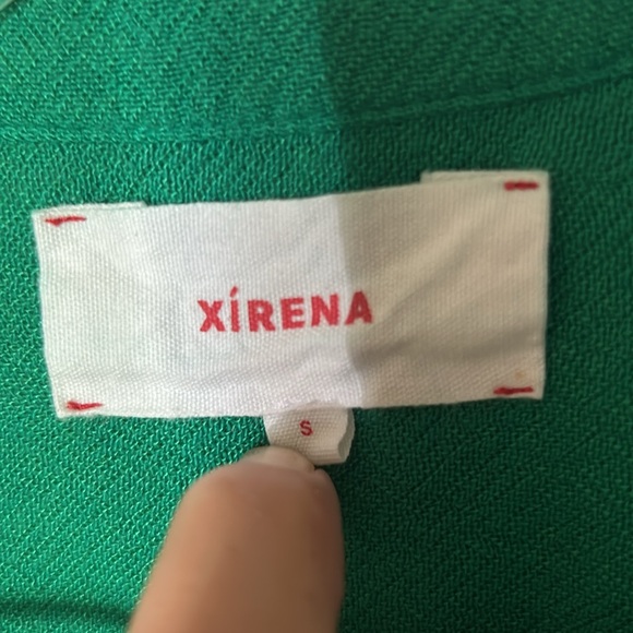 Green Xirena button up - Picture 2 of 5